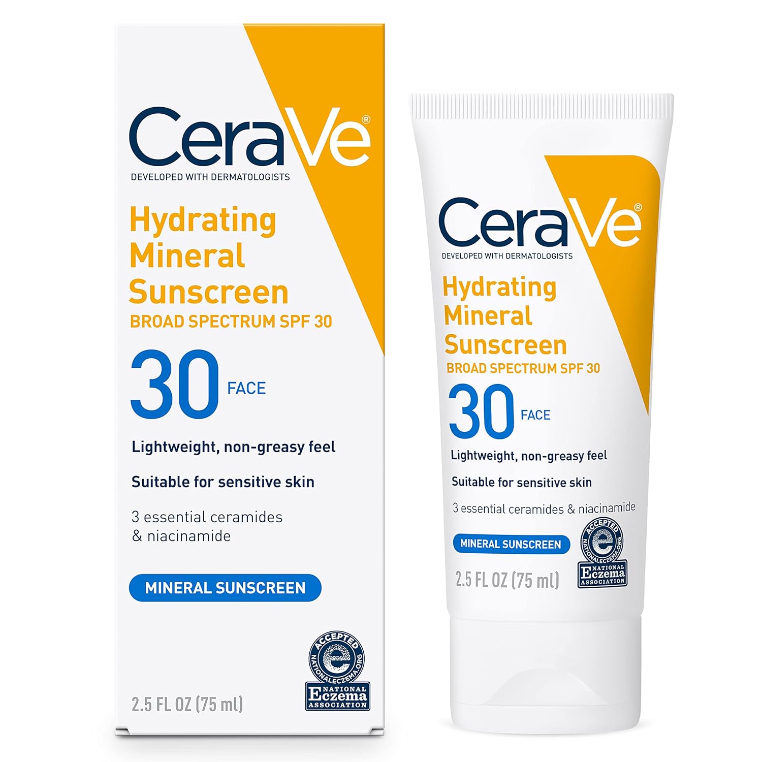 Cerave Hydrating Mineral Sunscreen SPF 30 Face Lotion