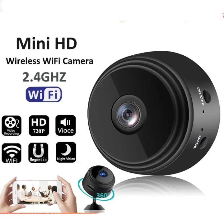 A9 Mini WiFi Camera – Smart Wireless Security Monitor with Night Vision & HD Video Surveillance