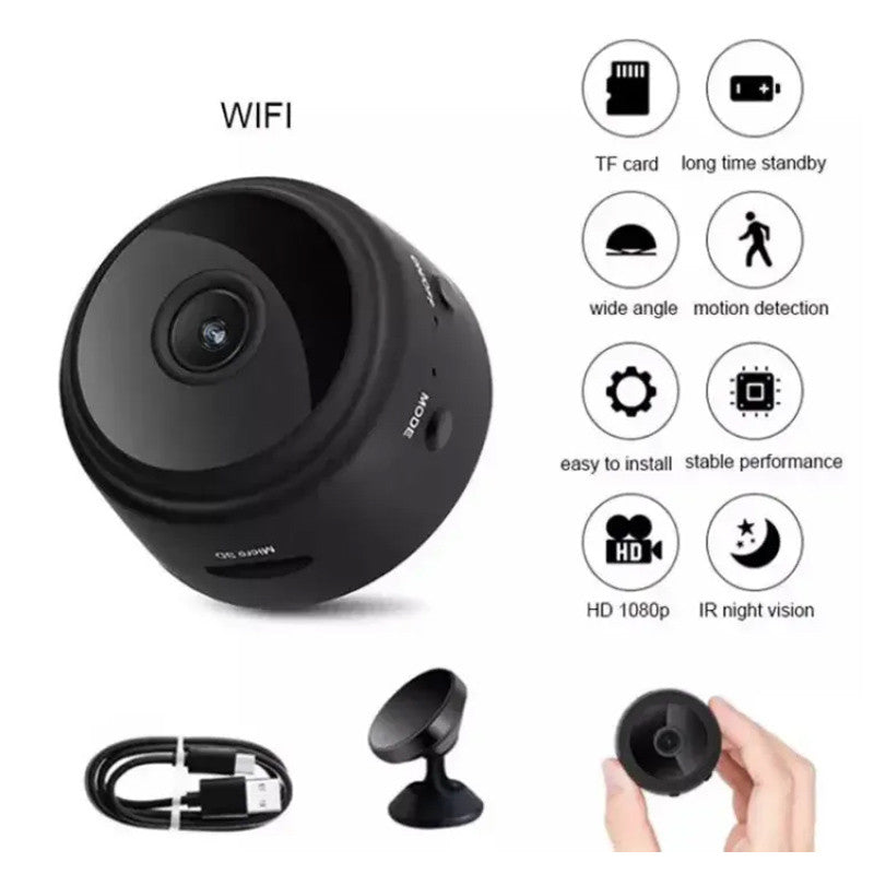 A9 Mini WiFi Camera – Smart Wireless Security Monitor with Night Vision & HD Video Surveillance