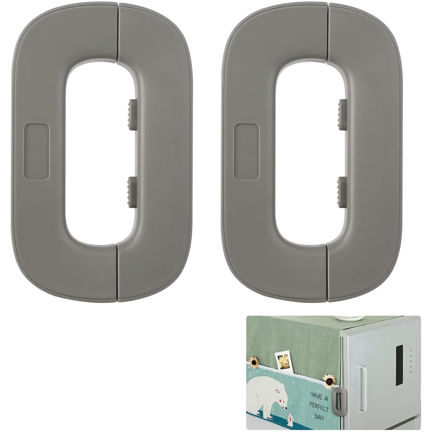 Child Safety Refrigerator Lock Cabinet Lock Fridge Freezer Door Lock